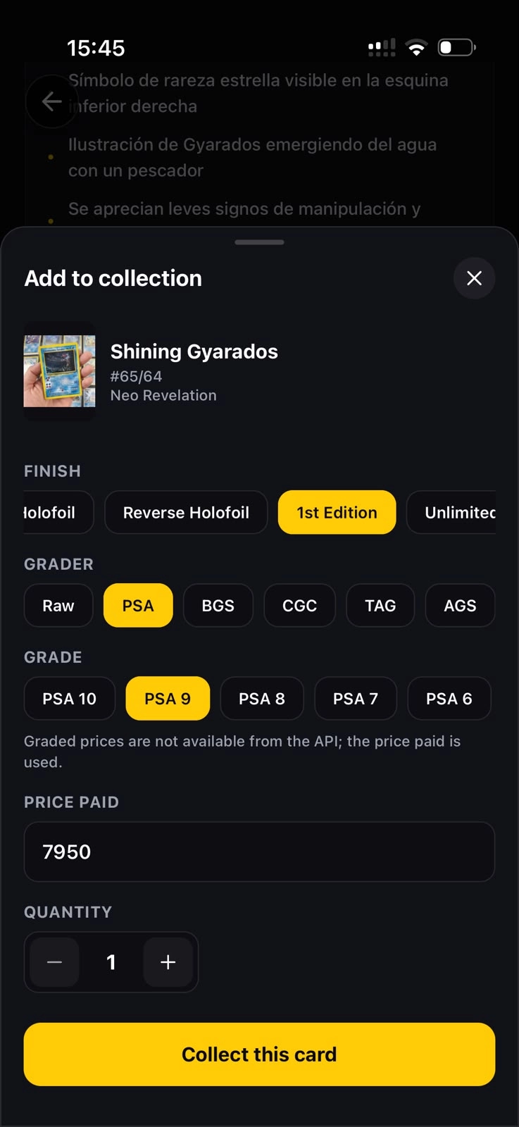 Scanner TCG AI — Track graded cards like a pro