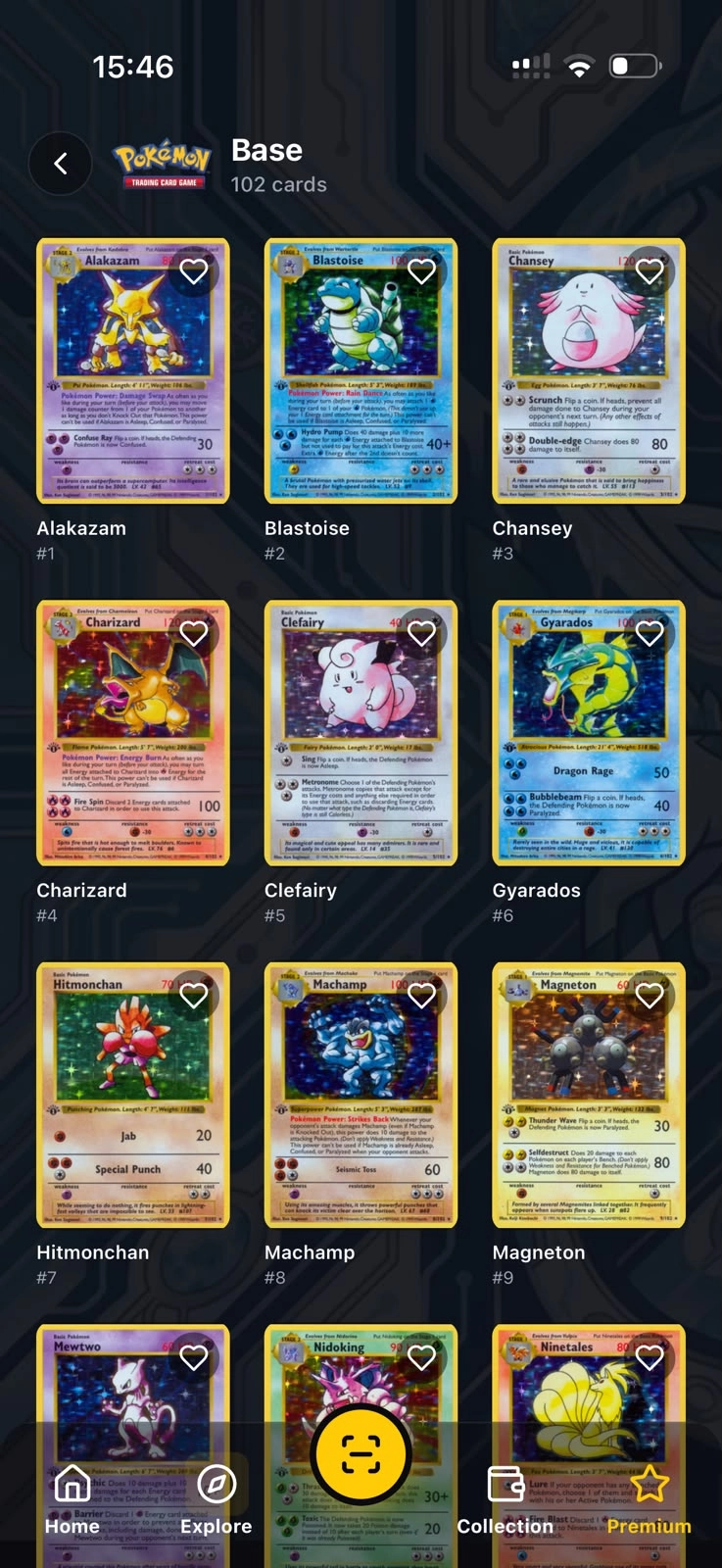 Scanner TCG AI — Browse complete set card lists